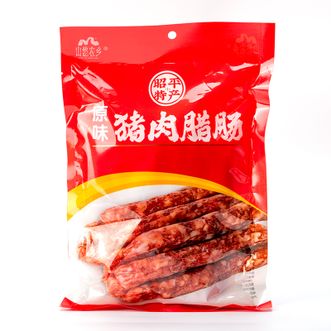 山悠农乡  原味猪肉腊肠广式风味500克