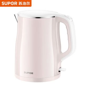 苏泊尔（SUPOR）  电热水壶烧水壶电水壶1.5L容量热水壶 家用恒温水壶双层防烫实时开水壶304不锈钢SW-15S03A