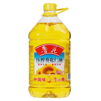 鲁花  物理压榨葵花仁油4L