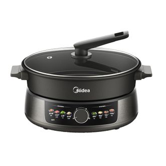 美的/Midea  4.5L多功能料理电火锅DHE30H4 钛雅灰