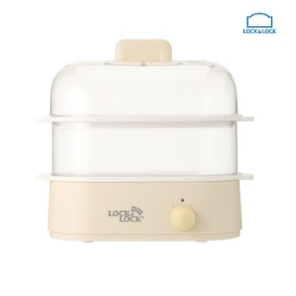 乐扣乐扣/Lock&amp;Lock  多功能早餐机 双层大容量 一键开关 煮蛋器 EJE1227YEL