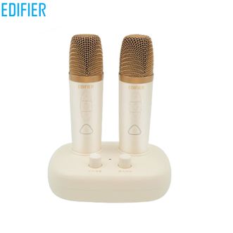 漫步者/EDIFIER  无线便携麦克风TU52 无线话筒 U段可调频 带接收器 户外K歌 家庭KTV 会议演讲主持