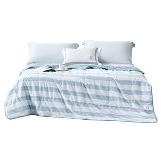 梦洁  春秋被 夏被 水洗棉印花夏被(莱逸)150*200cm 梦洁  春秋被 夏被 水洗棉印花夏被(莱逸)150*200cm