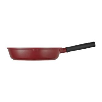 炊大皇（COOKER KING）  红火钛瓷聚油煎锅0化学涂层易清洗（无盖）24cm JG24HTW