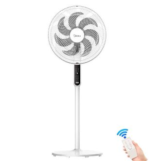 美的/Midea  电风扇家用落地扇轻音低噪节能摇头 SAC35BR