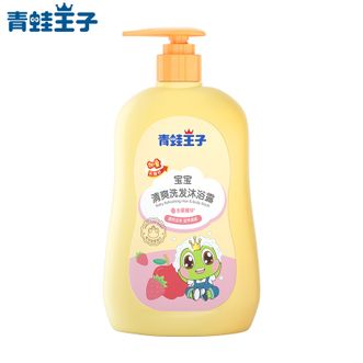 青蛙王子（FROGPRINCE）  宝宝清爽洗发沐浴露沐浴露二合一500ml 温和水果精华 柔嫩清爽易冲洗洗发沐浴露