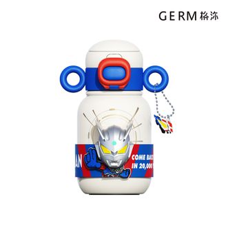  格沵/germ  奥特曼系列超能保温杯 赛罗 声光版500ml 儿童保温杯 大容量食品级 水杯 GM139B32229