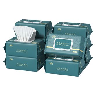 蓝漂  5包大包湿巾无添加80抽大尺寸140mm*180mm*80片