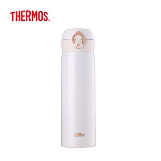 膳魔师（THERMOS）保温杯保冷杯男女水杯子大容量弹盖杯JNL-502白色500ml