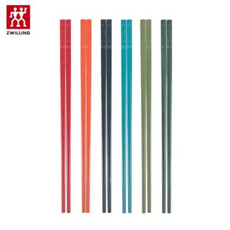 双立人  抗菌筷子6双装 筷子家用筷食品级筷子高档防潮耐高温6双 ZW-W711/1021193