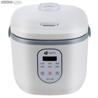 艾青春  4L电饭煲微电脑电饭锅 预约定时多功能煮饭煮粥煲汤炖煮锅厨房家用电器电炖锅电锅电热锅AI-FB40B白色