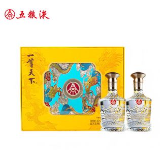 五粮液  一尊天下盛世佳品礼盒装白酒浓香型500mL*2瓶送礼酒