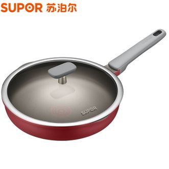 苏泊尔（SUPOR）煎锅火红点钛耐磨不粘锅28CM平底锅牛排 炒菜锅锅具煎蛋锅煎饼锅NJ-28WA4
