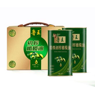 鲁王  初榨橄榄油1L*2礼盒