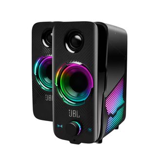JBL  电竞游戏音箱 蓝牙游戏音箱电脑音响 杜比音效高音质 炫彩灯效 电竞音箱 独立高低音炮台式机 手机音响 Q DUO