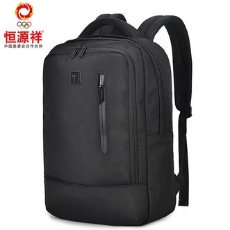 恒源祥（HYX） 简约商务立体防水百灵通勤双肩包 大容量背包可插行李箱杆上0350