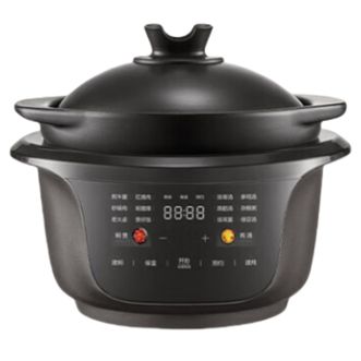 美的/Midea  全能焖炖煲快炖电炖锅电炖盅电砂锅炖汤盅煲汤锅紫砂燕窝炖盅煮粥锅可预约保温 DGS4566分体陶胆闷炖煲 4.5L