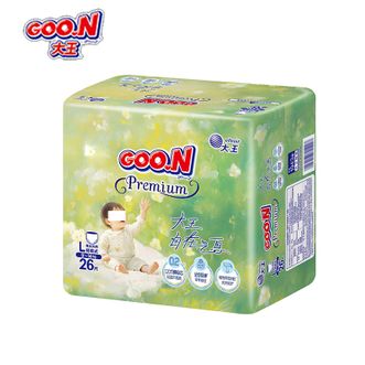 大王（GOO.N）  自在之息 婴儿纸尿裤 瞬吸芯体 拉拉裤 L26片