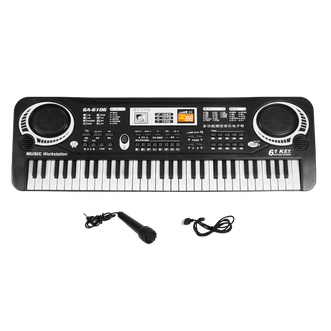 婴侍卫（BBG+）  儿童早教音乐玩具 61键电子琴 GA-6106