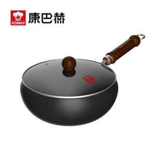 康巴赫（KBH）  匠心大肚锅精铁无涂层炒锅家用小炒菜锅24cm LPB-C24JX