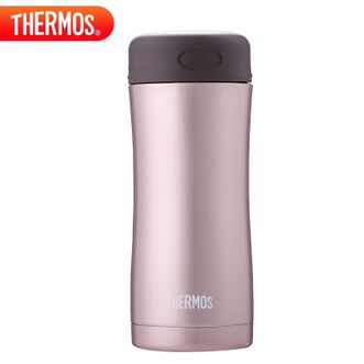 膳魔师（THERMOS）  保冷保温杯400ML高真空不锈钢商务办公保温杯JCG-400粉色