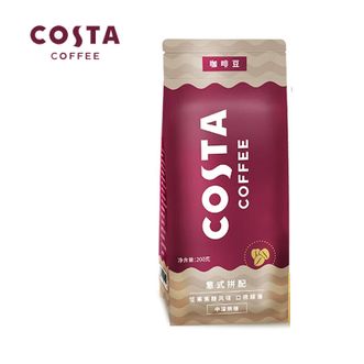  COSTA  咖啡豆 100%阿拉比卡 中深度烘焙豆 意式拼配咖啡豆200g（门店同款）