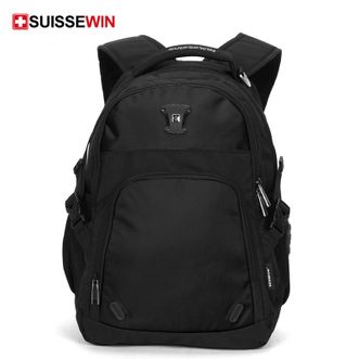 SUISSEWIN  经典搭配休闲简约商务双肩包 SN9017