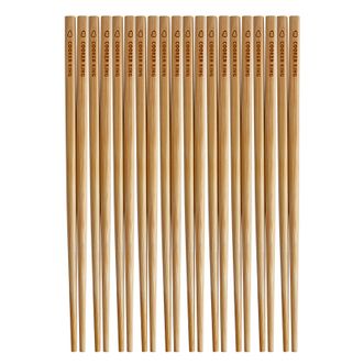 炊大皇  高端楠竹筷子新款天然木质家用无漆无蜡防滑快子抗菌防霉20双装 ZK20YY