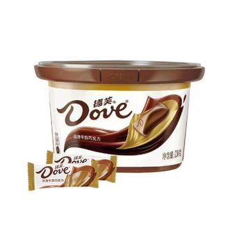 德芙（Dove）  牛奶巧克力234g【2碗装】 休闲零食品喜糖果节日礼物喜糖零食糖果送礼