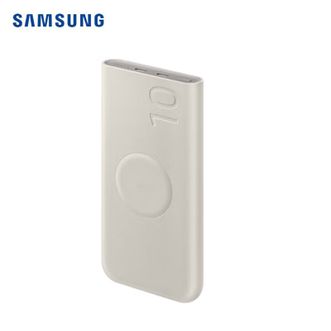 三星/Samsung  10000mAh 米色  原装无线充移动电源 通用便携式充电宝 电池组容量