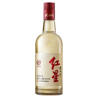 红星  二锅头大曲酿 清香型白酒 52度 单瓶装 北京特产口粮酒