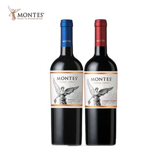 MONTES  蒙特斯经典系列750ml  红葡萄酒双支组合装