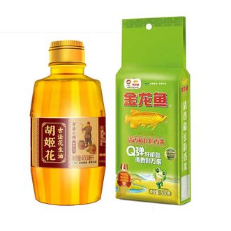 胡姬花 古法小榨花生油400ml金龙鱼清香稻500g 胡姬花 古法小榨花生油400ml金龙鱼清香稻500g