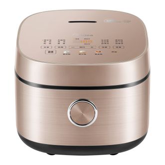 美的/Midea  电饭煲4L家用1.5mm圆釜内胆760W蝶形猛火盘金属机身电饭锅 FBRE478