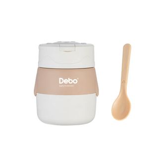 德铂（Debo）  304不锈钢便携早餐杯500ml汤杯带盖上班族餐盒汤罐DEP-DS379