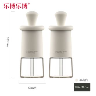 乐博乐博/Roborobo  油刷带瓶硅胶刷油刷厨房家用耐高温烙饼 白色2只装