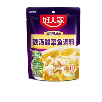 好人家  靓汤酸菜鱼调料 猪骨白汤熬制一料多用料包300g 2-3人份