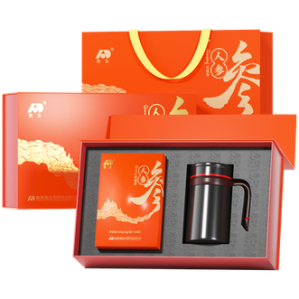 敖东  人参片+闷杯礼盒  净含量：100克（5g/袋*20袋）