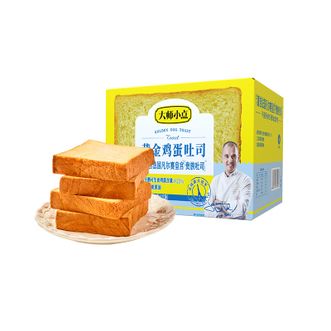 黄天鹅  大师小点 黄金鸡蛋吐司面包切片吐司300g*1箱