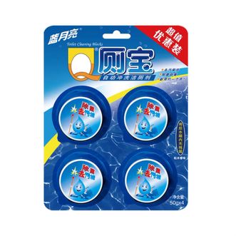 蓝月亮  厕宝 1板 （50g*4块） 卫生间专用马桶清洁剂