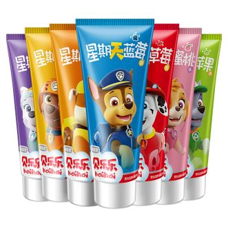 冷酸灵  贝乐乐汪汪队七彩儿童牙膏套装 防蛀呵护 口腔护理