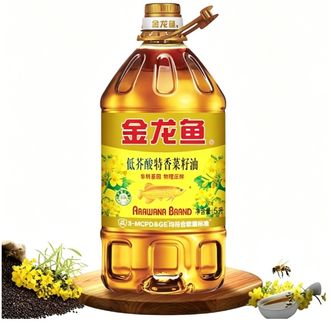 金龙鱼  低芥酸特香菜籽油5L   (非转基因   物理压榨)