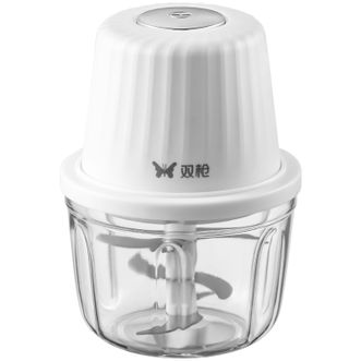 双枪  多功能料理机DP50108大号（六刀叶）400ml 蒜泥神器电动拉打蒜蓉蒜器