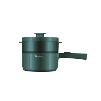 艾美特/Airmate  电煮锅多功能锅电火锅炒锅学生宿舍煮面锅小煮锅1.8L迷你电锅 陶瓷釉内胆