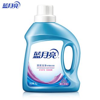 蓝月亮  薰衣草香洁净洗衣液2斤装（1kg） 强效去污低泡易漂洗 机洗手洗家庭衣物清洁洗衣液