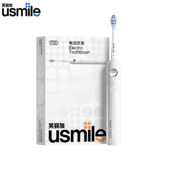 笑容加 (usmile)  电动牙刷P30【浅云白】 六区领航灯环 新动力大摆幅  270天续航 送男女友礼物