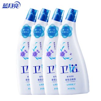 蓝月亮  卫诺 香氛洁厕液 500g*4瓶装 (清怡罗兰)  强效去污 高效除菌 马桶、蹲厕都可有效清洁