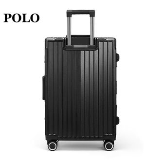 Polo  拉杆箱 轻音飞机轮行李箱密码旅行箱 男女通用大容量登机箱 铝合金中框抗压耐磨 20英寸