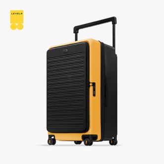 地平线8号  行李箱探索家系列大容量侧开宽拉杆箱24寸登机旅行黄