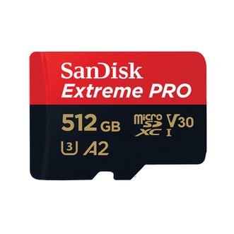 闪迪/SanDisk  512GB TF(MicroSD) A2 4K V30 U3至尊超极速移动存储卡 C10内存卡 读速200MB/s 写速140MB/s